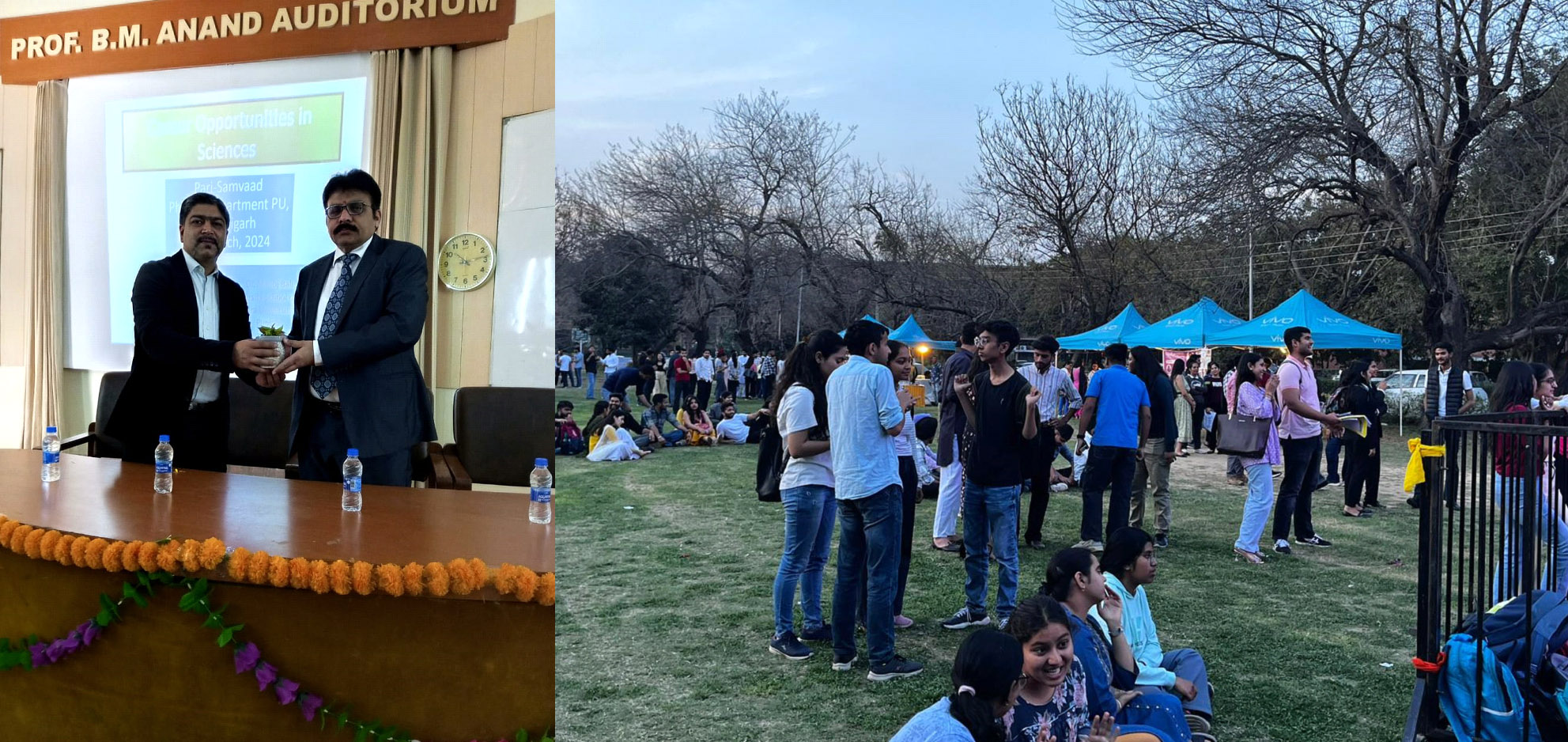 20-21 ਮਾਰਚ 2024 ਨੂੰ ਟੈਕਨੋ-ਫੈਸਟੀਵਲ ਦਿਵਸ "VORTEX 2024" ਸਮਾਰੋਹ ਦੀ ਸ਼ੁਰੂਆਤ ਵਿਸ਼ੇਸ਼ ਬੁਲਾਰਿਆਂ ਦੇ ਨਿੱਘੇ ਸੁਆਗਤ ਨਾਲ ਹੋਈ।
